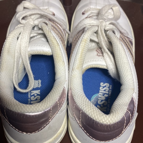 K-Swiss Sneaker White and Metallic Pink - Picture 5 of 7